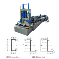 C/Z steel purlin roll forming machine made in China Hebei Xinnuo Machinery